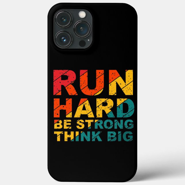 Starte hart, sei stark, denke an großes Case-Mate  iPhone Hülle (Rückseite)