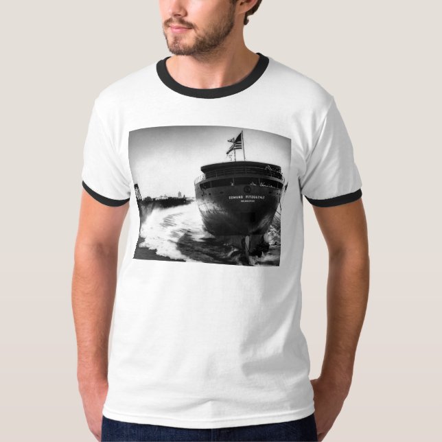 Starten des Edmund Fitzgerald 6-8-1958 (#3) T-Shirt (Vorderseite)