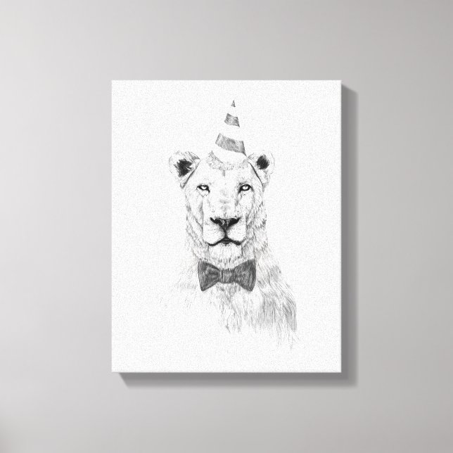 Starten des Party Leinwanddruck (Vorderseite)