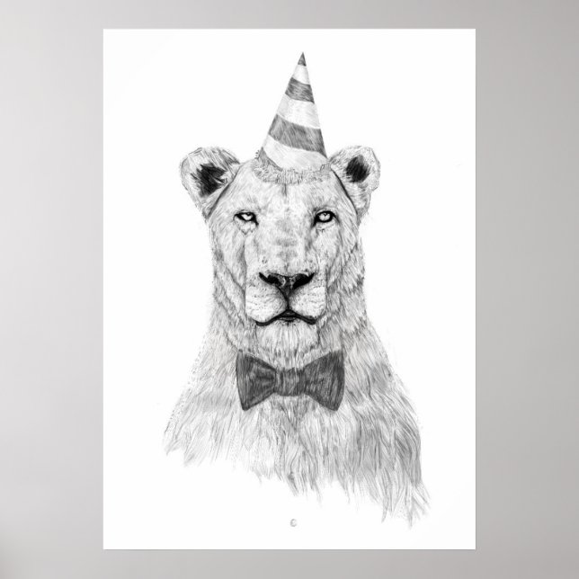 Starten des Party Poster (Vorne)