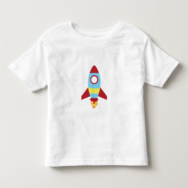 Starten des Raketenraumschiffes Kleinkind T-shirt (Vorderseite)