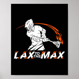 Starten Sie das Max-Lacrosse-Shirt für Lacrosse Pl Poster