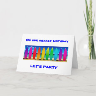 STARTEN SIE DAS PARTY, UM UNSEREN GEMEINSAMEN GEBU KARTE