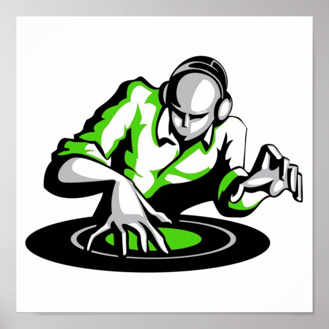 Starten Sie das Party von DJ Poster (Vorne)