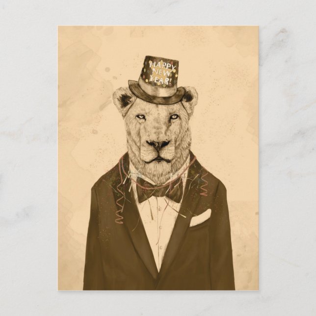 Starten Sie dieses Party Postkarte (Vorderseite)