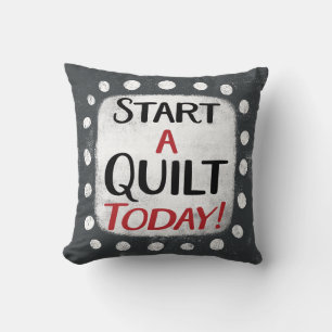 Starten Sie heute ein Quilt-Kissen Kissen