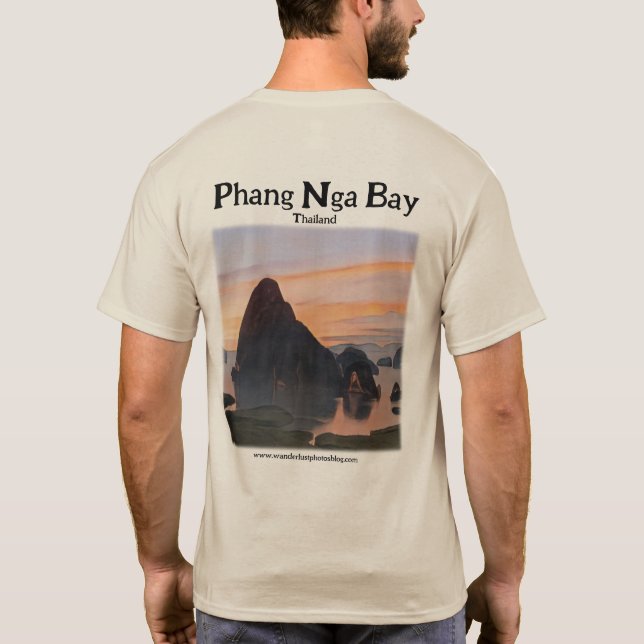 Starten Sie heute mit der Erkundung - Phang Nga Ba T-Shirt (Rückseite)