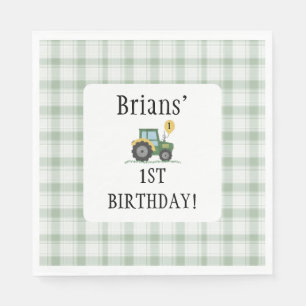 Starten Sie Ihr Traktorpapier Napkin Serviette