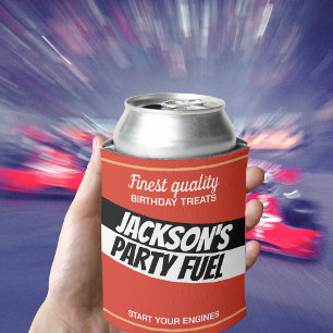Starten Sie Ihre Motoren   Car Themed Birthday Fun Dosenkühler