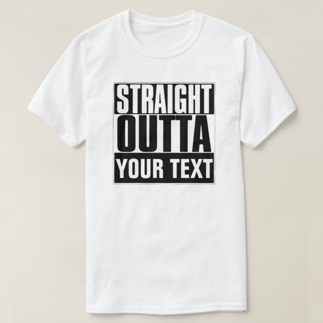 STARTEN SIE IHREN TEXT-T - SHIRT AUS (Design vorne)