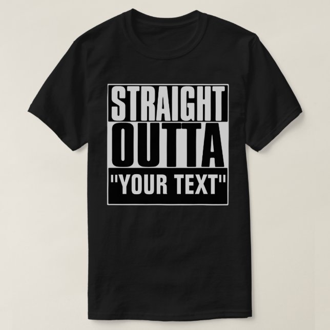 STARTEN SIE IHREN TEXT-T - Shirt AUS (Design vorne)