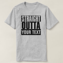 STARTEN SIE IHREN TEXT-T - SHIRT AUS