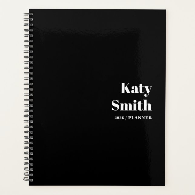 Starten Sie jeden wöchentlichen Planer individuell (Vorderseite)