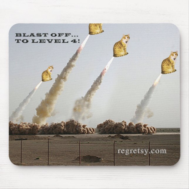 Starten Sie weg zum Niveau 4 Mousepad (Vorne)