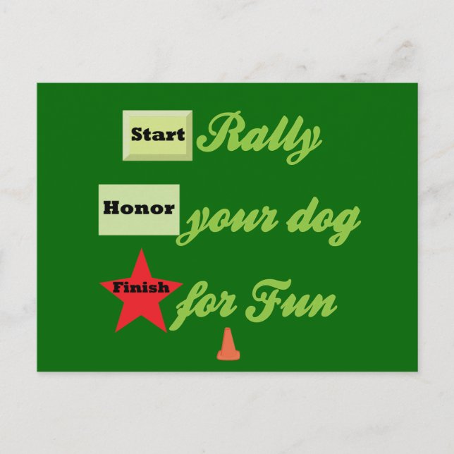 Starten zur Kundgebung Postkarte (Vorderseite)