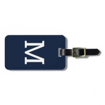 Starter Blue Classic Monogram Gepäcktag