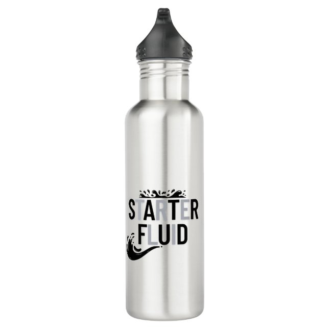 STARTER FLUID Fun Modernes, trendy Typografie Zita Edelstahlflasche (Rechts)