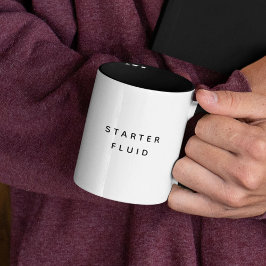 STARTER FLUID Fun Modernes, trendy Typografie Zita Zweifarbige Tasse