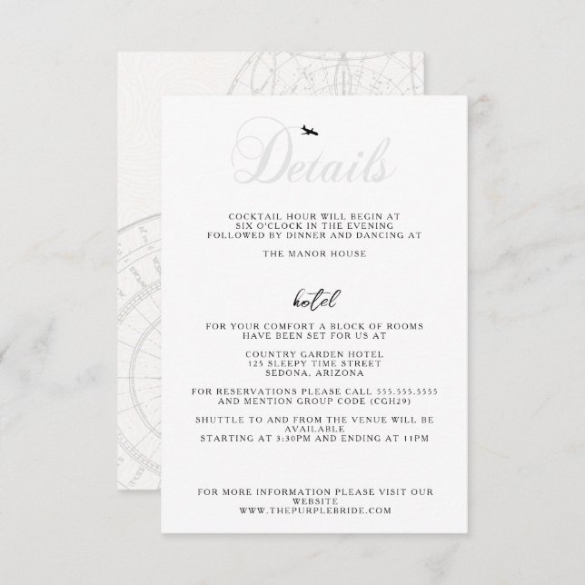 Starterfertig Begleitkarte (Vorne/Hinten)