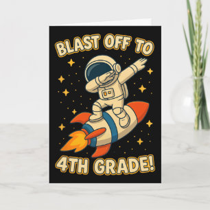 Startet ab 4. Klasse Rakete Dab Weltraum Coole Sch Karte