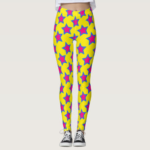 Startmuster Rosa und Buckel Leggings