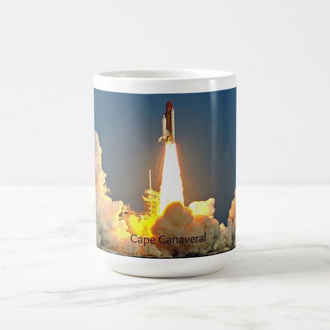 Startplatz Cape Canaveral Florida Kaffeetasse (Mittel)