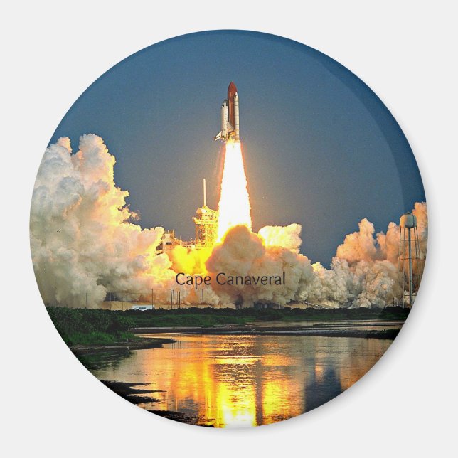 Startplatz Cape Canaveral Florida Magnet (Vorne)