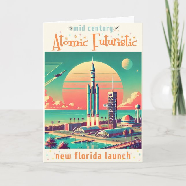 Startplatz für Atomfuturistic New Florida Karte (Vorderseite)