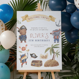 Startsegment der Piraten Poster