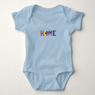 Startseite Illustration 4. Juli Baby Strampler