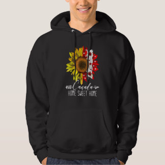 Startseite Kanada-Tag Ahorn Sonnenblume 1. Juli Un Hoodie