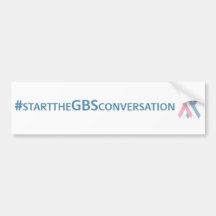 #starttheGBSconversation Autoaufkleber
