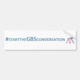 #starttheGBSconversation Autoaufkleber