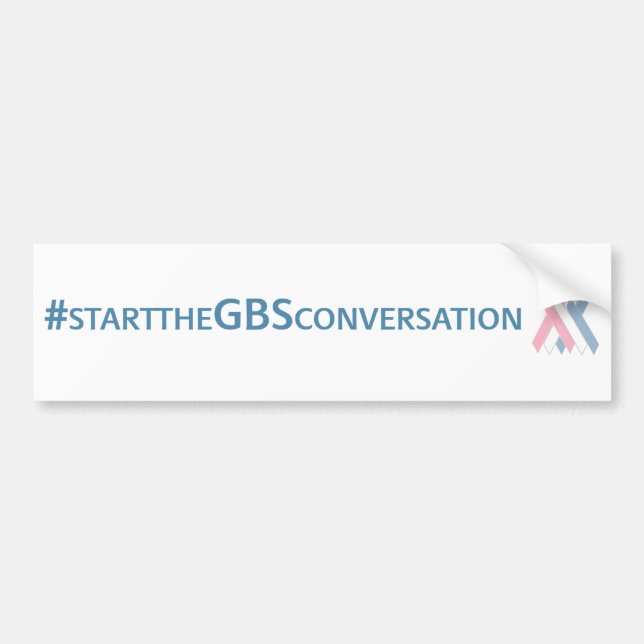 #starttheGBSconversation Autoaufkleber (Vorne)
