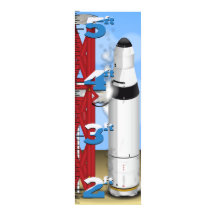 Startwachstumsdiagramm für die Raketenabzählung