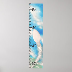 Startwachstumsdiagramm für Raketen Poster