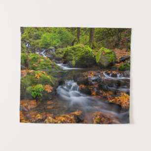 Starvation Creek Falls Columbia Gorge, Oregon Wandteppich