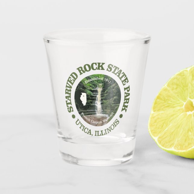 Starved Rock SP Schnapsglas (Vorderseite)