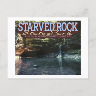 STARVED ROCK STAAT PARK - OGLESBY - ILLINOIS US POSTKARTE