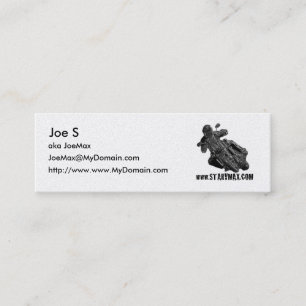 starVmax Visitenkarte-Entwurf Mini Visitenkarte