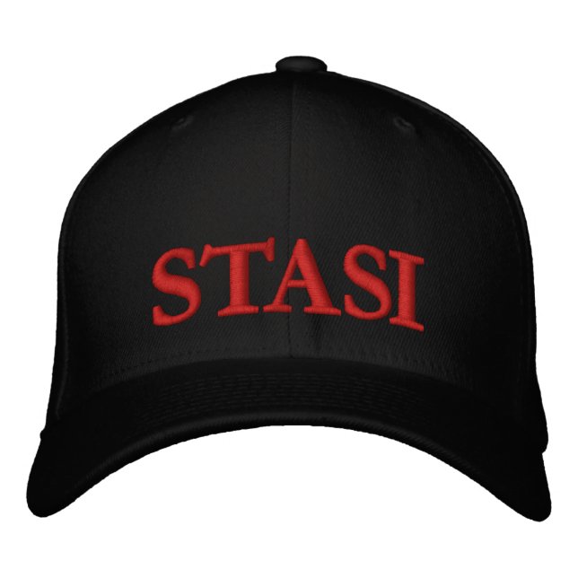 STASI BESTICKTE BASEBALLKAPPE (Vorderseite)