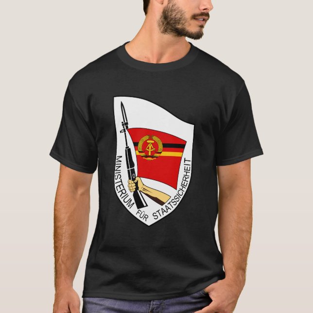 Stasi, Ministerium für Sicherheit des Staat, DDR D T-Shirt (Vorderseite)