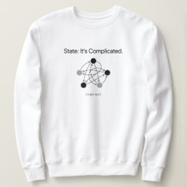 State Es ist kompliziert Programmierer Humor Damen Sweatshirt