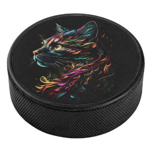 State Feline Profil Eishockey Puck
