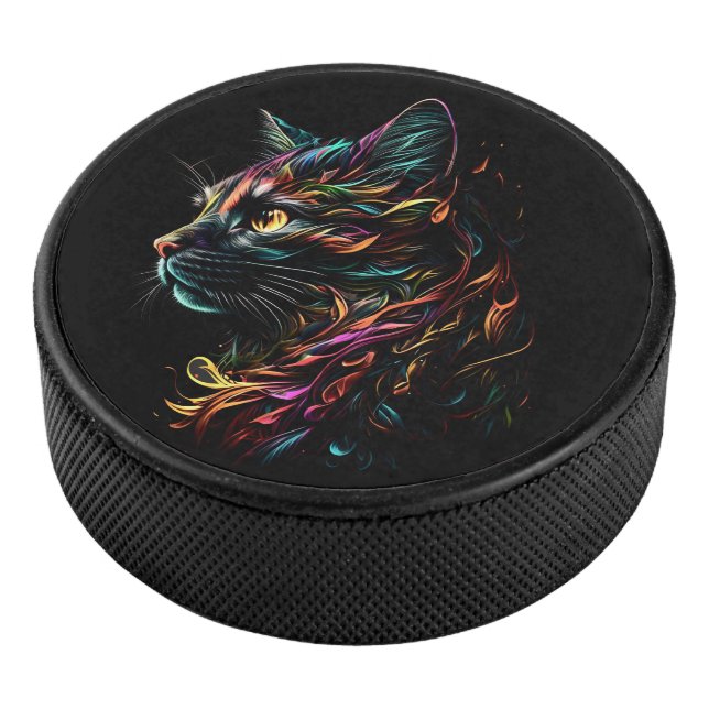 State Feline Profil Eishockey Puck (3/4)