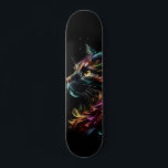 State Feline Profil Skateboard<br><div class="desc">Schöne Farben vereinen sich zu dieser schönen Katze</div>