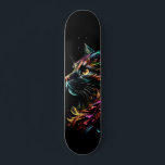 State Feline Profil Skateboard<br><div class="desc">Schöne Farben vereinen sich zu dieser schönen Katze</div>