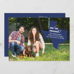 State Flag Blau wir bewegt haben - getönte Texas b Ankündigung