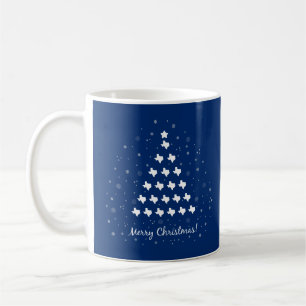 State Flag Blue Elegant Texas Weihnachtsbaum Kaffeetasse
