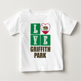 State Flag Heart Griffith Park Baby T-shirt